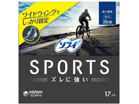 ユニ・チャーム ソフィSPORTS 300羽つき 17枚