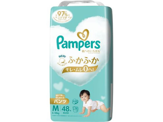 P & G パンパース 肌いちパンツスーパージャンボハイハイP M 48枚