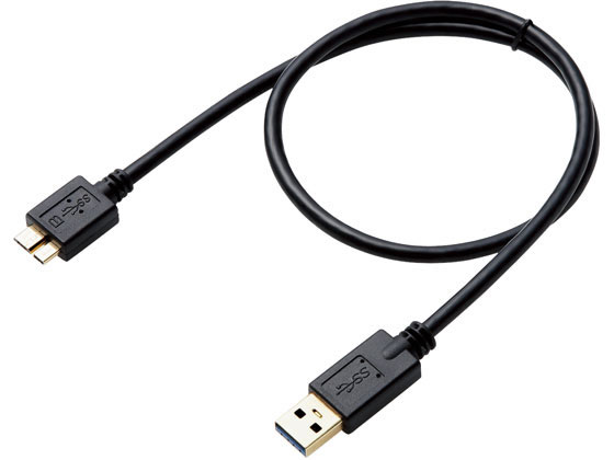 エレコム USBケーブル USB3.0 A-microB 0.5m DH-AMB3N05BK