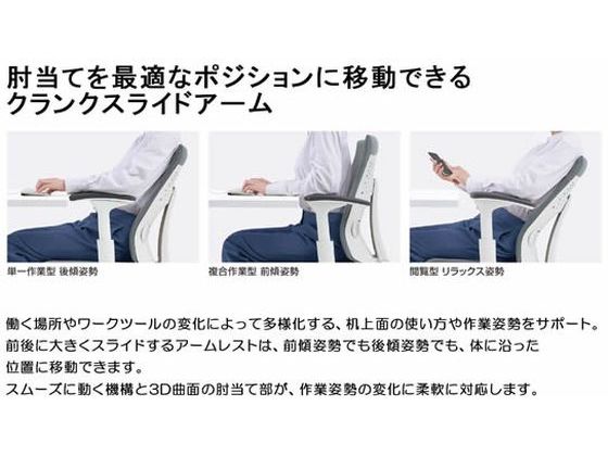 コクヨ ウィザード4 ローバック ホワイトシェル アルミ脚肘無 