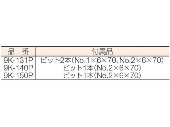 カノン トランスレスプッシュスタート式電動ドライバー9Kー131P 9K-131P