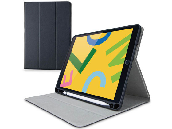 エレコム iPad10.2 2019 フラップケース TB-A19RSABK