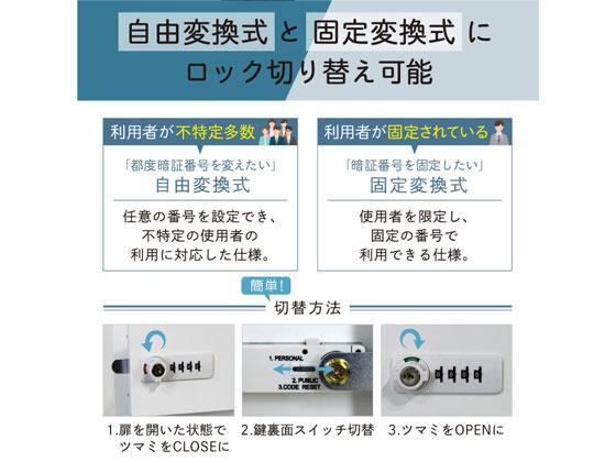 Netforce NSAFE貴重品ロッカー 3列6段 18人用ダイヤル錠ブラック NSAFE