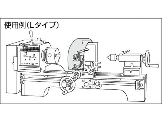 フジ マシンセフティーガード 旋盤用 ガード幅315mm L-123 3338622が