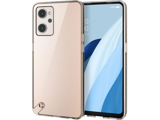 エレコム OPPO Reno7 A ハイブリッドケース 極み PM-O221HVCKCR