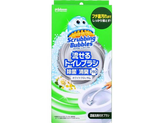 ジョンソン 流せるトイレブラシ ホワイトブロッサム 本体