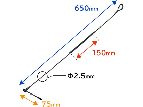 DXアンテナ ステーアンカー アンテナ支線アンカー 650mm 4本入 SH-650-B2が2,285円【ココデカウ】