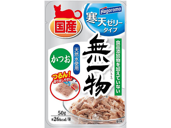 ハゴロモフーズ 無一物パウチ寒天ゼリータイプ かつお 50g