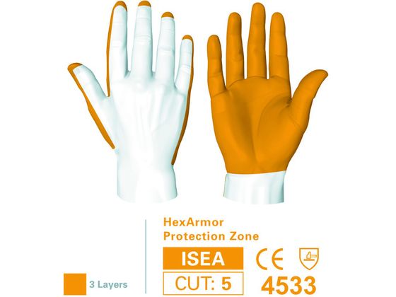 HEX ARMOR 耐切創・耐針手袋 シャープスマスターHV7082 L(品番:754202