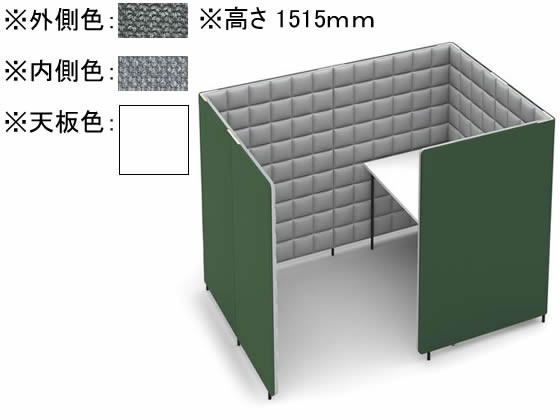 ●品番：ＰＦＲ−ＡＳＤ１３１９Ｌ−Ｅ４ＡＷ１●外寸法：幅１３６０×奥行２０００×高さ１５１５ｍｍ●テーブル高さ：７２０ｍｍ●質量：９９．９ｋｇ●本体材質：表面材クロス、ポリウレタンフォーム（芯材）ＭＤ