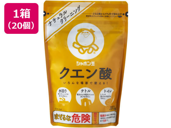 シャボン玉販売 クエン酸 300g×20個