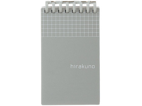 リヒトラブ hirakuno ツイストノート メモサイズ シルバー N1670-26