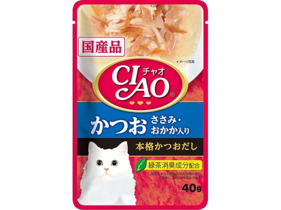 いなば CIAO パウチ かつお ささみ・おかか入り 40g