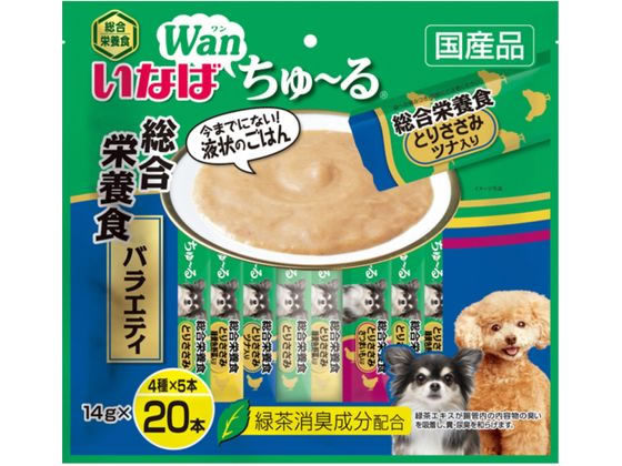 いなば Wanちゅーる 総合栄養食 バラエティ 14g×20本 3752793が958円