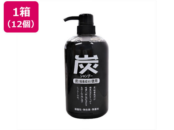 ジュンコスメティック 炭シャンプー 600mL×12個