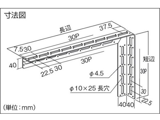 TRUSCO 配管支持用マルチブラケット ステンレス 900×510 TKLM-WB900-S