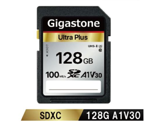 GIGASTONE SDXC�J�[�h 128GB V30 UHS-1 U3 A1