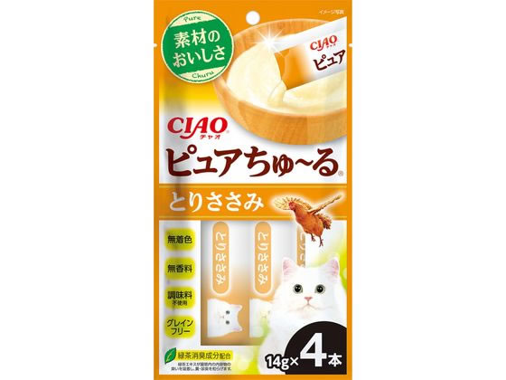 いなばペットフード CIAO ピュアちゅーる ささみ 14g×4本