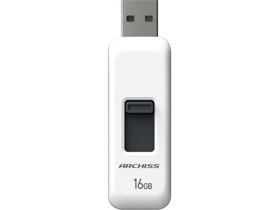 �A�[�L�T�C�g USB2.0 �X���C�h���t���b�V�������� 16GB �z���C�g