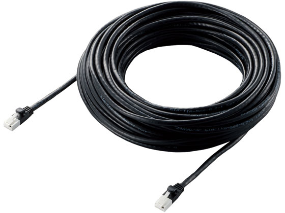 エレコム Cat6 LANケーブル 20m ブラック LD-GPT BK20 RS