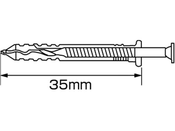 ネイルプラグ(800本入) 5×35mm ロブテックス 7782357-