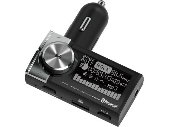 カシムラ Bluetooth FMトランスミッター EQ AUX MP3プレ-ヤ-付 KD217