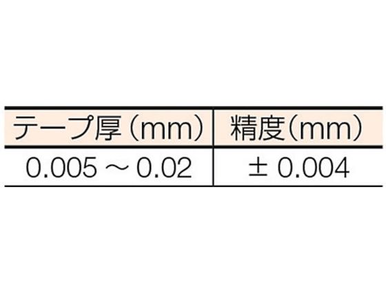 TRUSCO フィラーゲージ 0.005mm厚 12.7mm×1m ステンレス製 2570696が