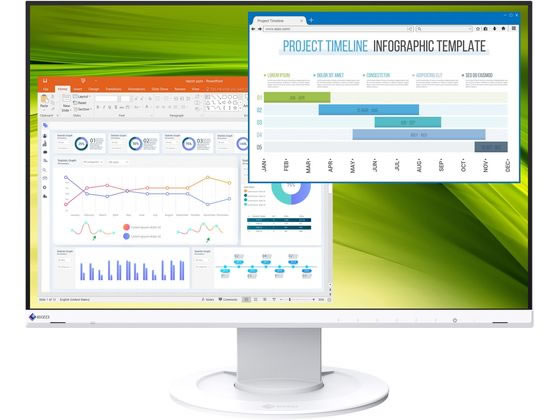 EIZO 液晶ディスプレイ 22.5型 ベーシック ホワイト EV2360-WT