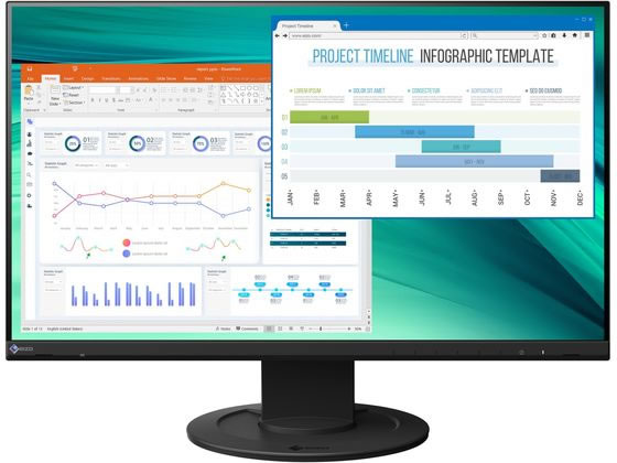 EIZO 液晶ディスプレイ 23.8型 ベーシック ブラック EV2460-BK