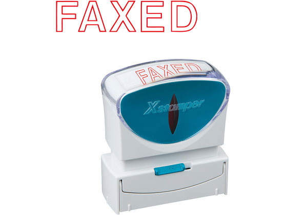 シヤチハタ Xスタンパービジネス キャップレスB型 赤 FAXED