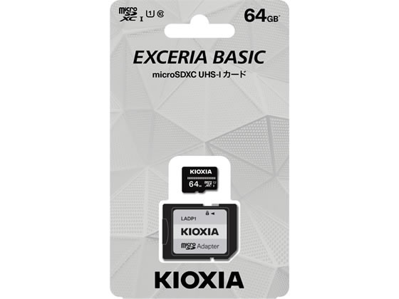 キオクシア microSDメモリカード EXCERIABASIC64GB KCA-MC064GS