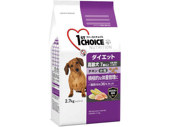 アースペット ファーストチョイス 高齢犬 ダイエット小粒 チキン2 7kgが1 481円 ココデカウ