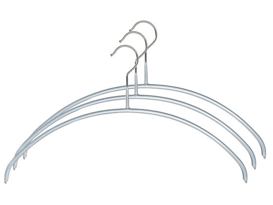 清水産業 マワ 人体ハンガー シルバー 3本