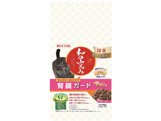 ペットライン JP和の究み 猫セレクト腎臓ガードチキン味 700g