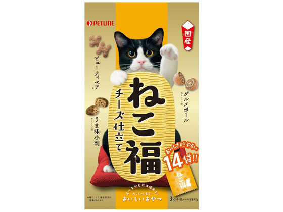 ペットライン ねこ福 チーズ仕立て 3g×14袋