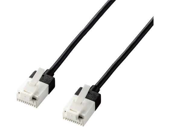 エレコム LANケーブル Cat6A 超スリム 2m LD-GPASST BK20が896円