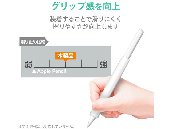 エレコム Apple Pencil 第2世代 グリップ TB-APE2GFBSCRが823円【ココデカウ】