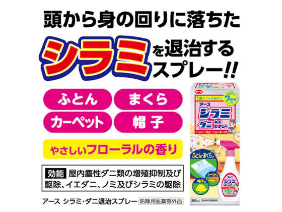 アース製薬 アース シラミ・ダニ退治スプレー250mlが836円【ココデカウ】