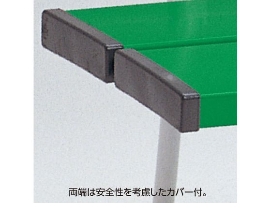 テラモト 折りたたみベンチ 背なし1800 緑 BC3001181が19,096円