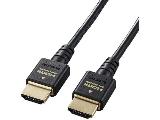 エレコム HDMI ケーブル HDMI2.1 スリム 8K4K 2m DH-HD21ES20BK