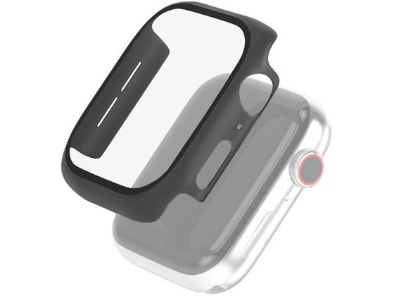 エレコム Apple Watch ケース フルカバー ガラス AW-44CSPCGBK