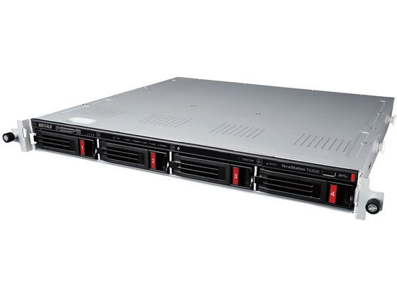 バッファロー 4ベイ ラックマウントNAS 8TB TS3420RN0804