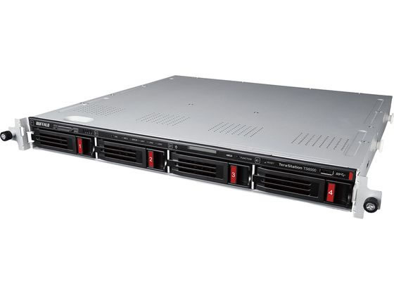 バッファロー 4ベイ ラックマウントNAS 4TB TS6400RN0404