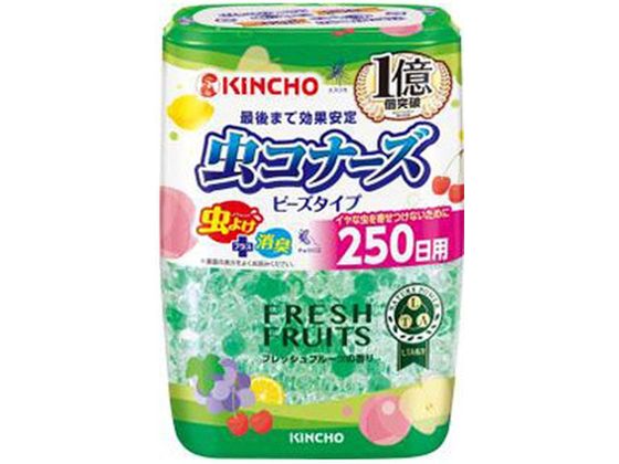 大日本除虫菊 虫コナーズ ビーズタイプ 250日用 フレッシュフルーツ