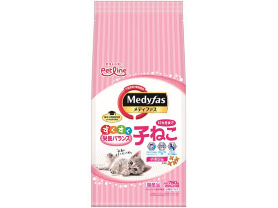 ペットライン メディファス 子ねこ チキン味 750g