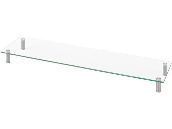 アイリスオーヤマ モニター台 ガラスタイプ W1000 MNS-1000G