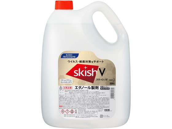 KAO スキッシュV つめかえ用 4.5L 業務用 厨房用除菌剤