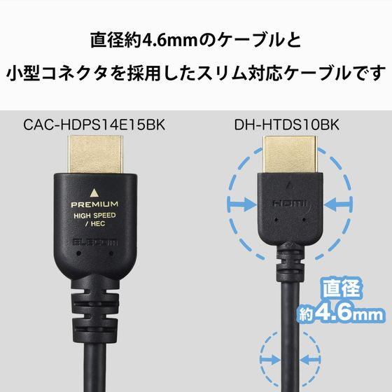 エレコム HDMI-DVI変換ケーブル シングルリンク 1.5m DH-HTD15BK 新品
