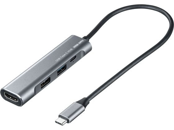 サンワサプライ HDMIポート付 USB Type-Cハブ USB-3TCH37GM