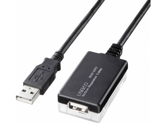 サンワサプライ 12m延長USB2.0アクティブリピーターケーブル